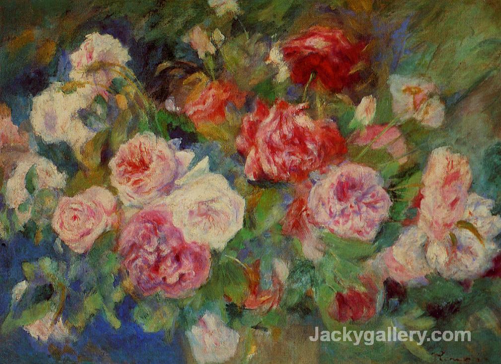 Roses by Renior by Pierre Auguste Renoir paintings reproduction